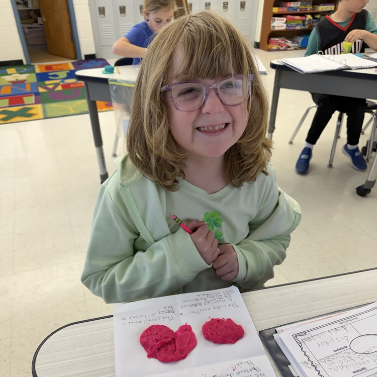 Third graders reviewed their vocabulary words by becoming sculptors! They had to sculpt something to represent their words!