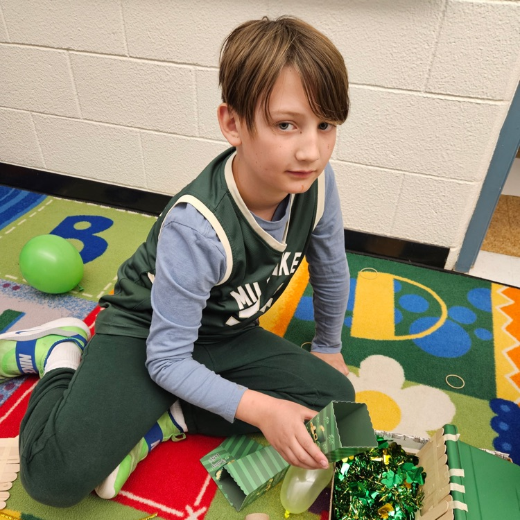 Third graders came together to make a class Leprechaun box, they are pretty confident they will catch him tomorrow!