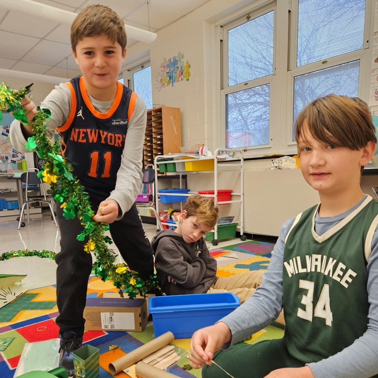 Third graders came together to make a class Leprechaun box, they are pretty confident they will catch him tomorrow!