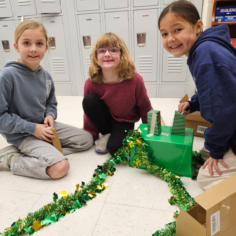 Third graders came together to make a class Leprechaun box, they are pretty confident they will catch him tomorrow!