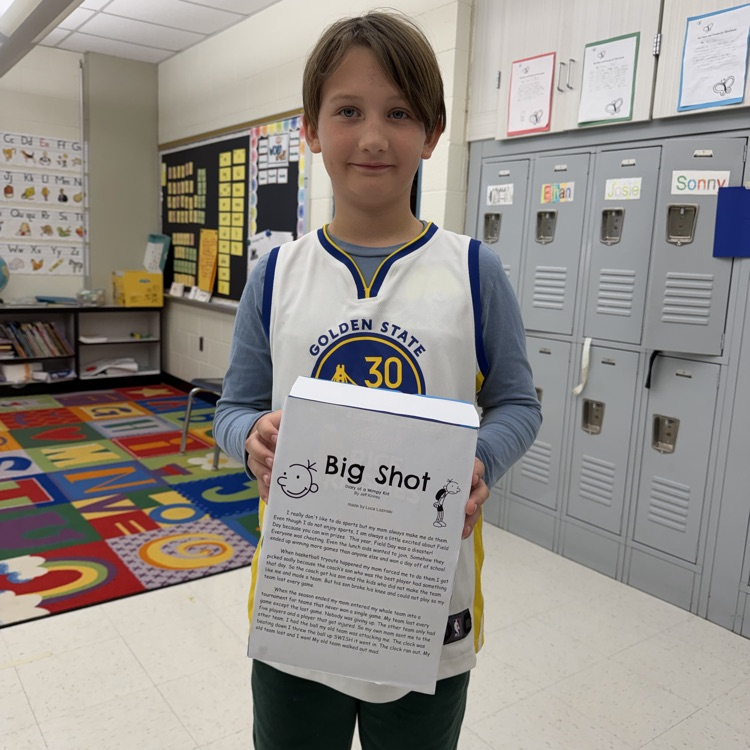 Third graders shared their cereal box book reports! Inspiring their classmates to try out a new book!