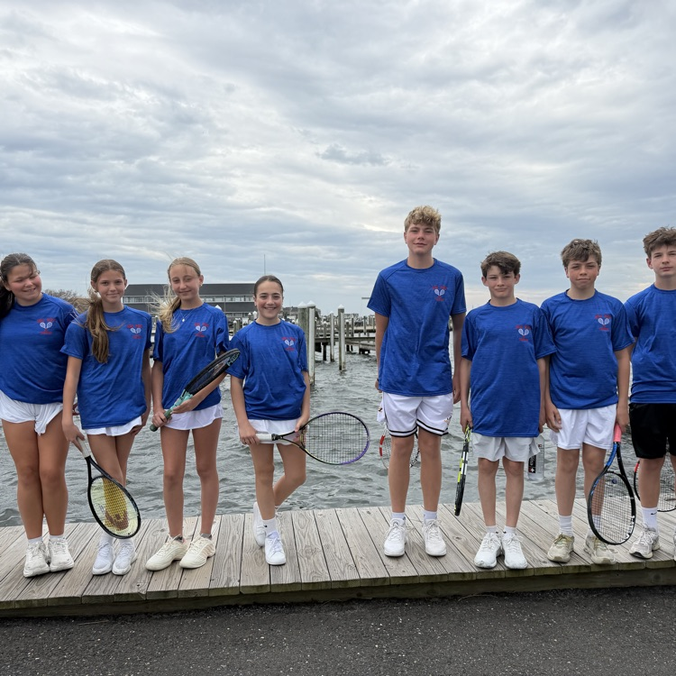 Sea Girt tennis team played their first match today against Bay Head!! They pulled out their first win! 