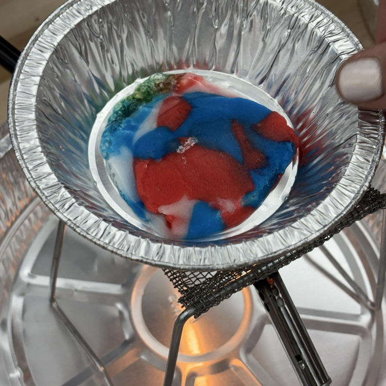 What’s the best way to learn about the rock cycle? By simulating the stages with candy! 6th grade has been studying the geosphere and the impact of Earth’s convection currents on rocks and minerals