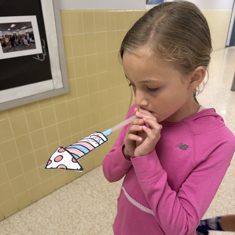 Who's firework can travel the farthest? #thirdgrade #boom