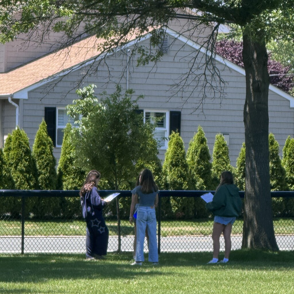 outside