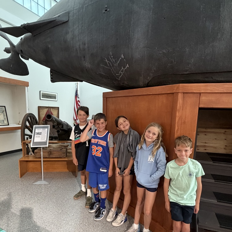 Our third graders stepped back in time today with a visit to the Sea Girt National Guard Militia Museum! 🇺🇸