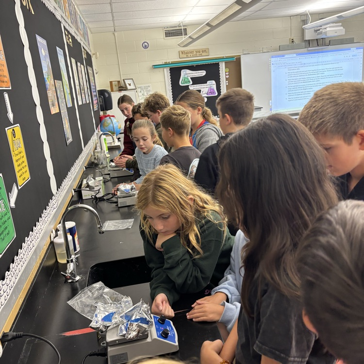Our 6th graders became geologists for the week, modeling how rocks change through melting, cooling, weathering, erosion, and pressure. Hands-on science makes learning come to life! 🌋🌎🧪