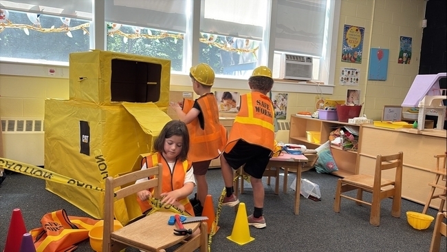 hard at work