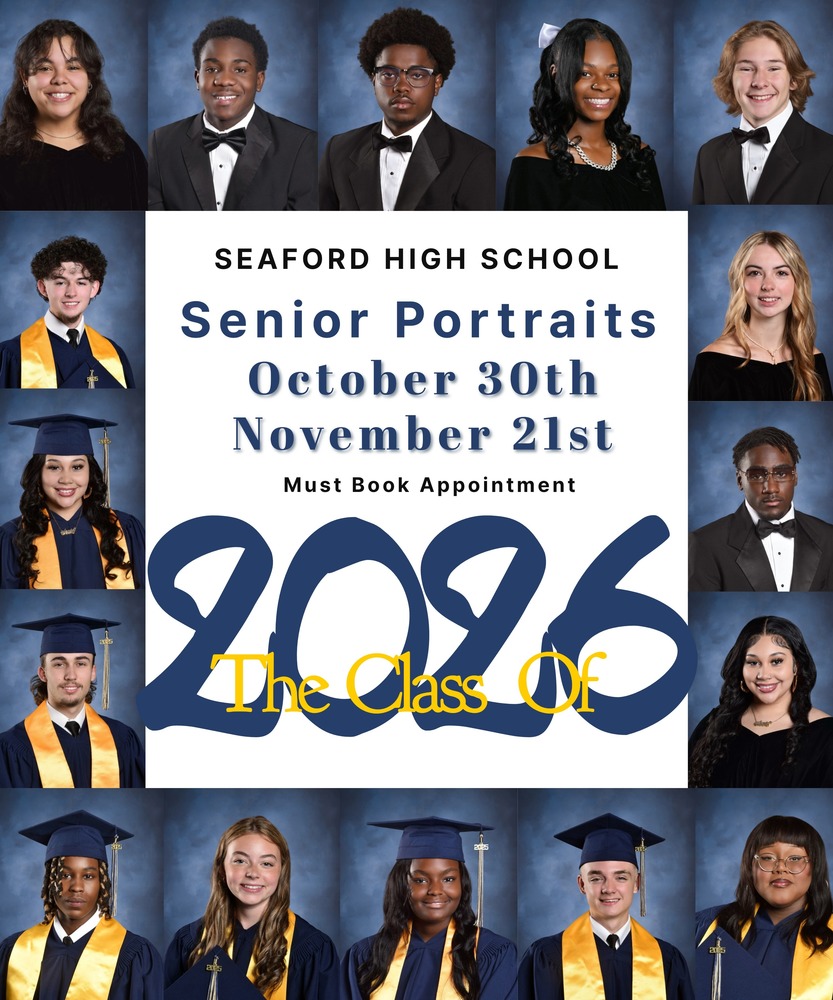 Senior Portrait Dates October 30th