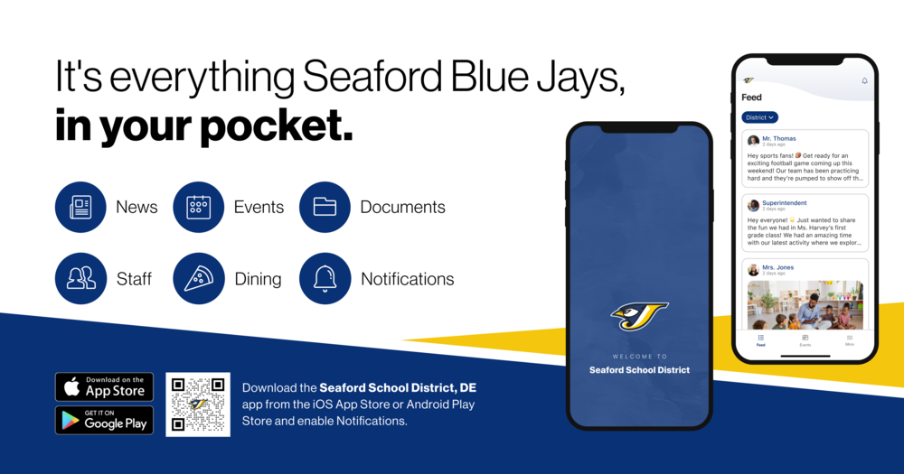Download the Seaford School District App today!