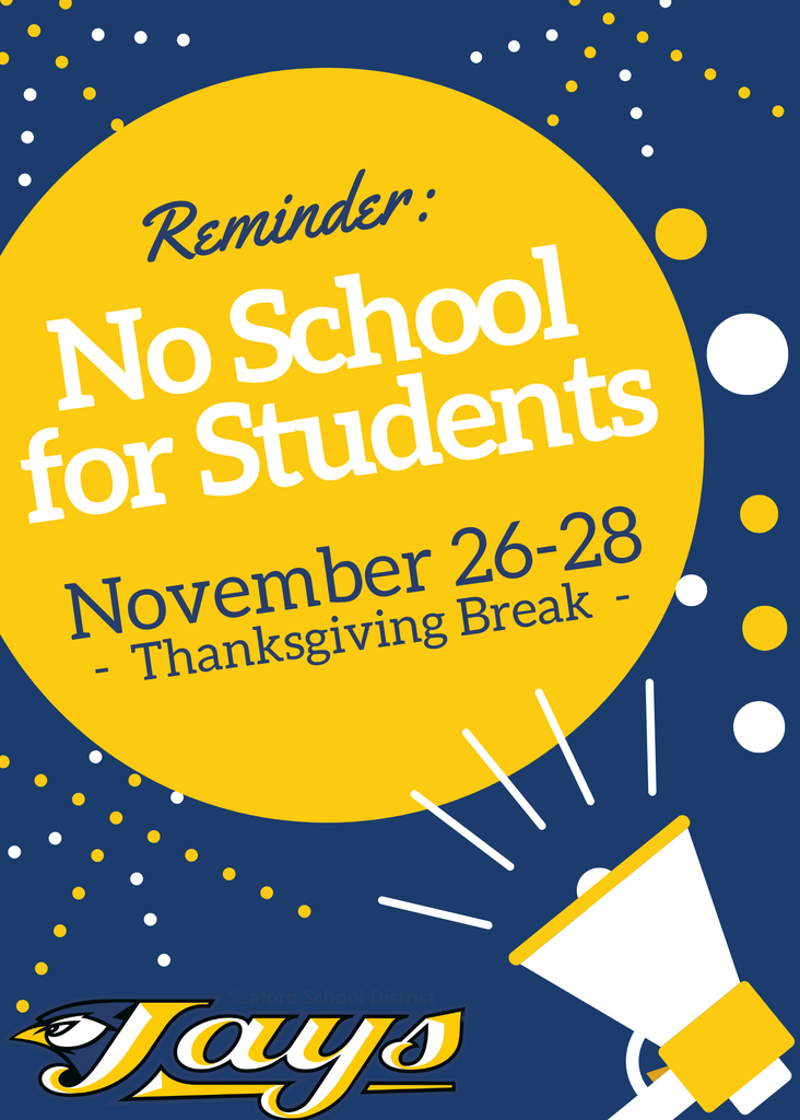school closed November 26-28