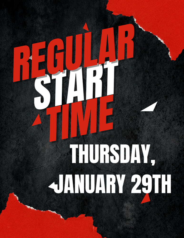 Regular Start Time