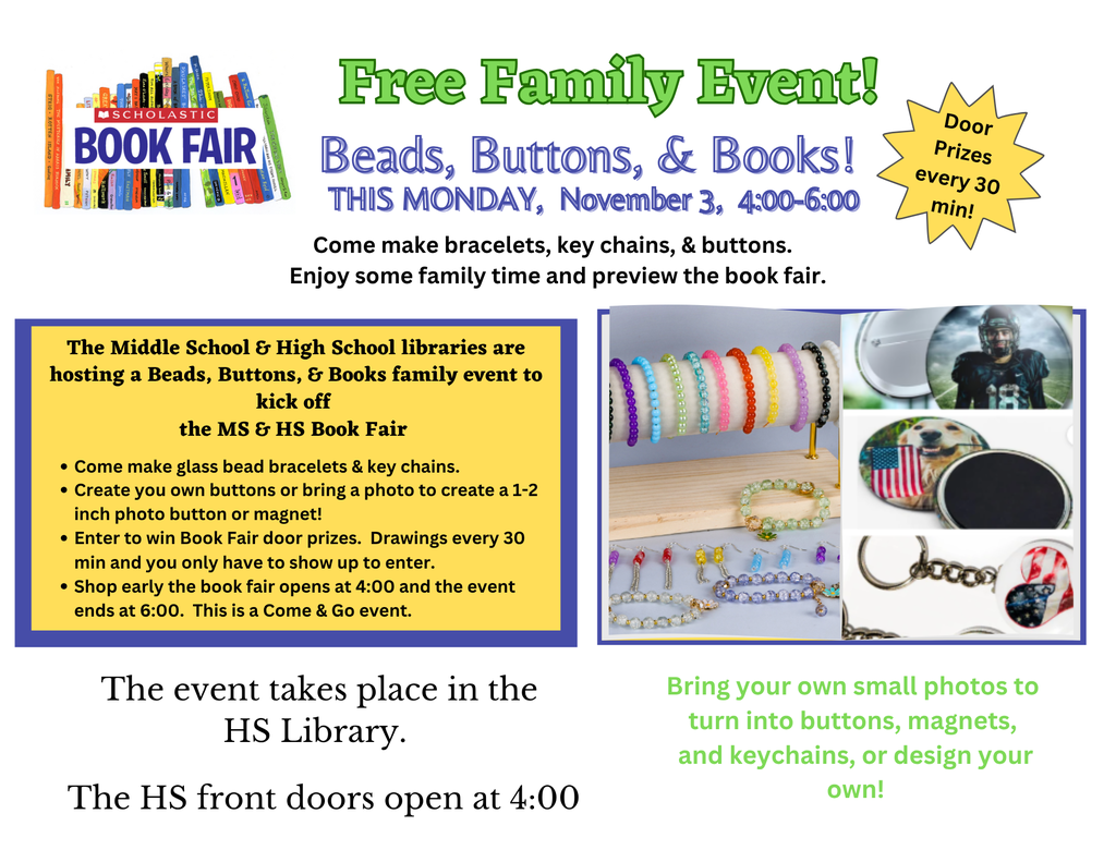 Beads, Buttons, and books