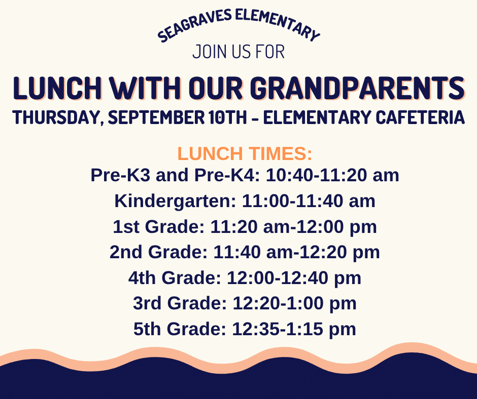 Grandparents day lunch times