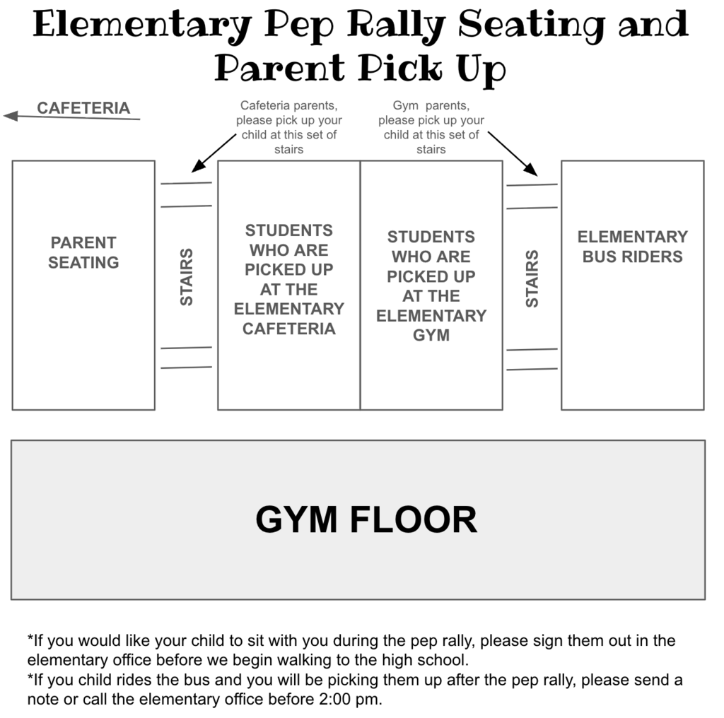 Pep Rally Seating