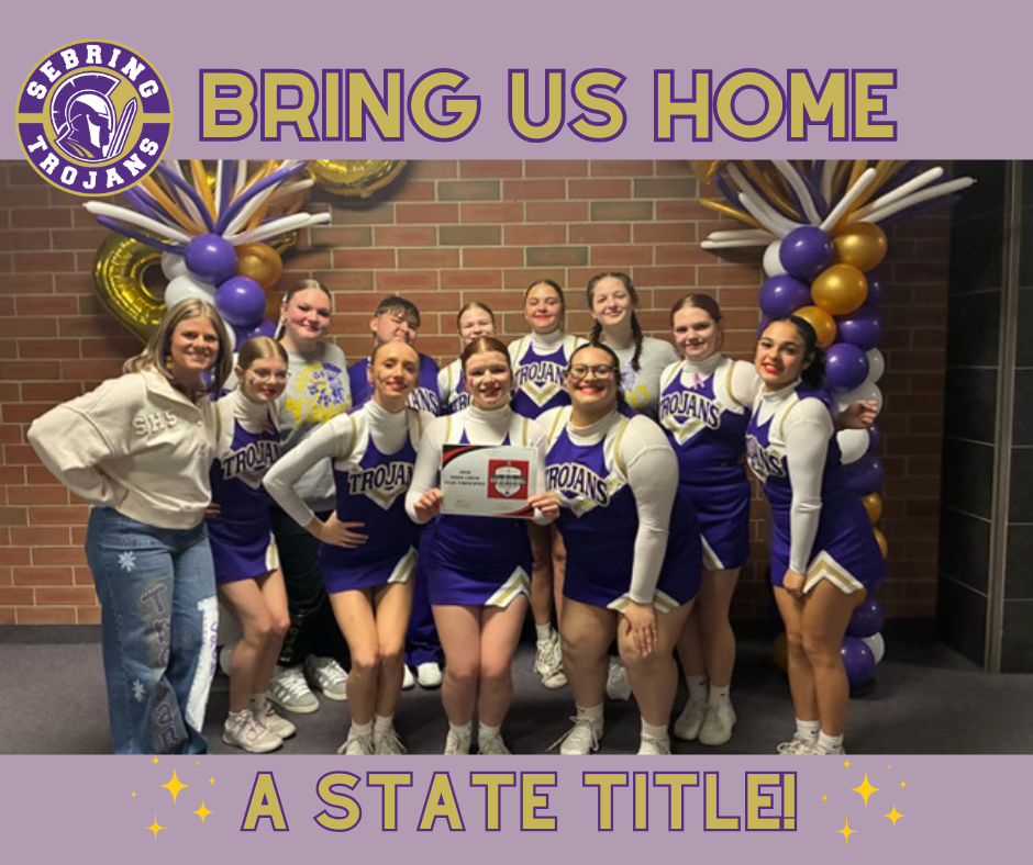 Good luck cheerleaders at state