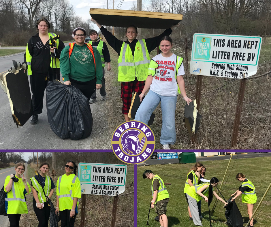 Ecology Club road clean up