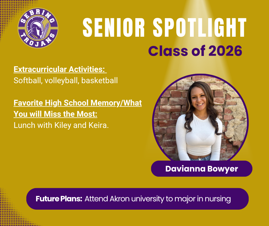 Trojan Senior Spotlight: Davianna Bowyer