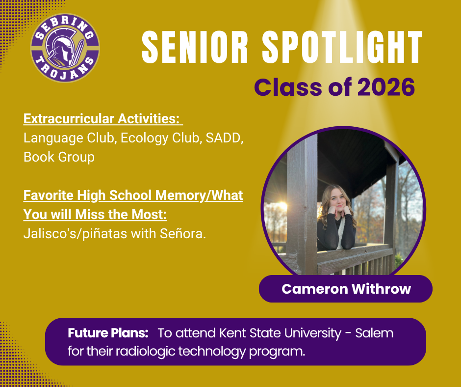Trojan Senior Cameron