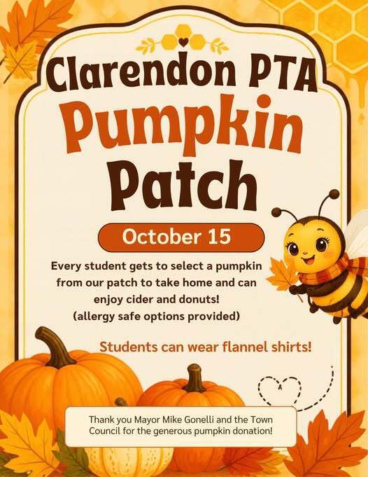 Clarendon PTA Pumpkin Patch