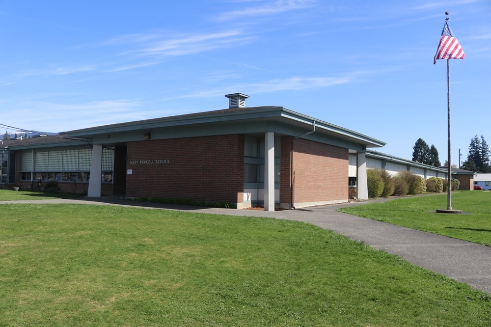 Mary Purcell Elementary School entrance.