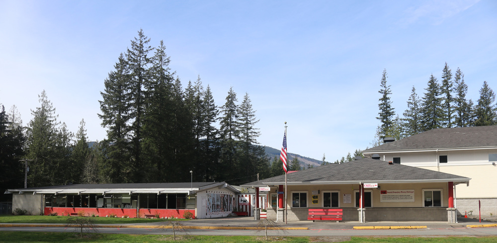 Samish Elementary School entrance.