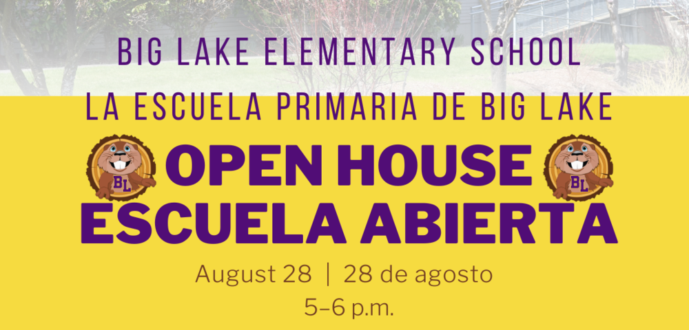 Big Lake Elementary School Open House