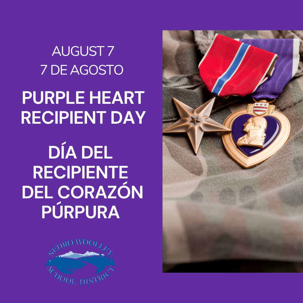 August 7 - Purple Heart Recipient Day