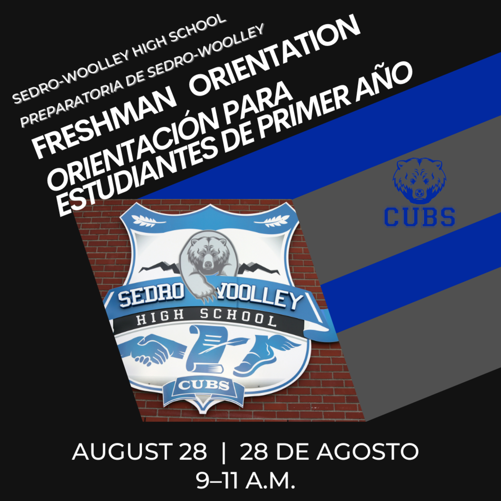 August 28 - SWHS 9th Grade Orientation