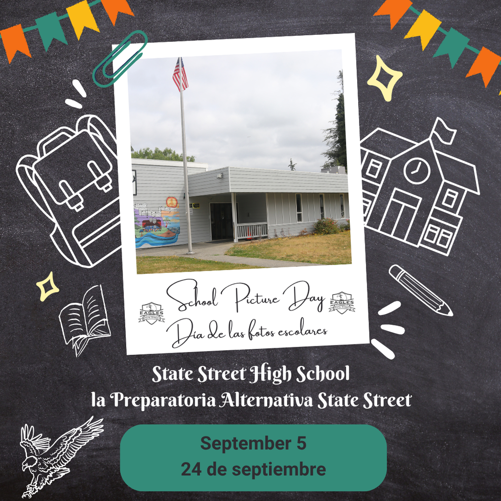 O’Connor Photography will be at State Street High School on September 5 for student and staff pictures.
