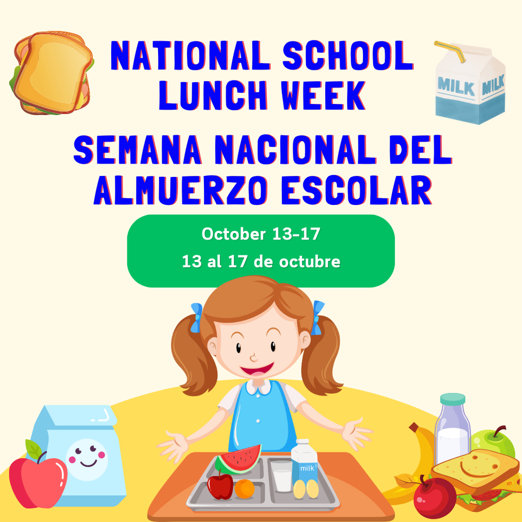 We’re celebrating National School Lunch Week October 13–17. Thank you to our Nutrition Services staff for keeping our students fueled for learning.