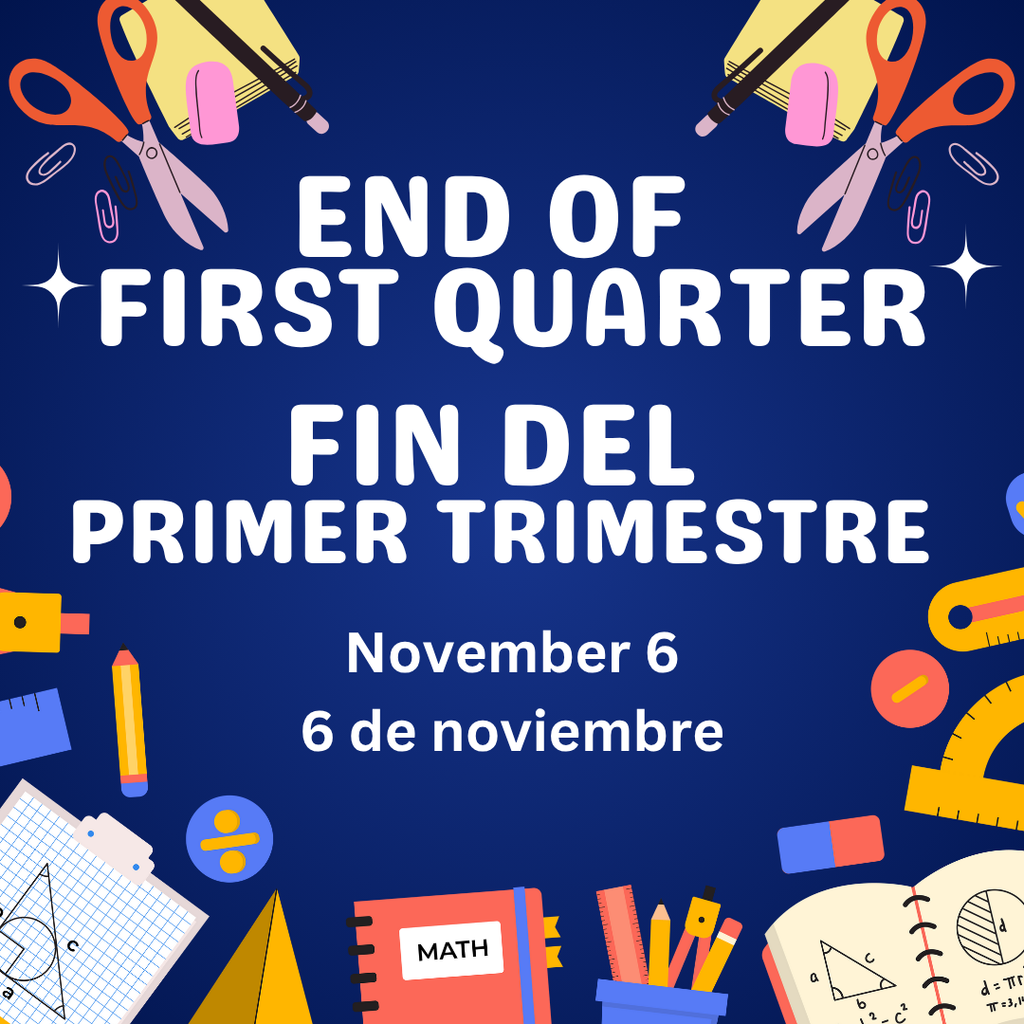 November 6 End of 1st Quarter