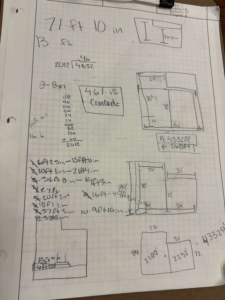 Geometry in the Wild! Students in Sedro-Woolley High School’s Geometry in Construction class took their learning outside today to measure the area of the concrete courtyard by the cafeteria. 🧮📏 Hands-on lessons like this help students see how math concepts apply in real-world construction projects—right here on campus! #RootedInSW #HandsOnLearning