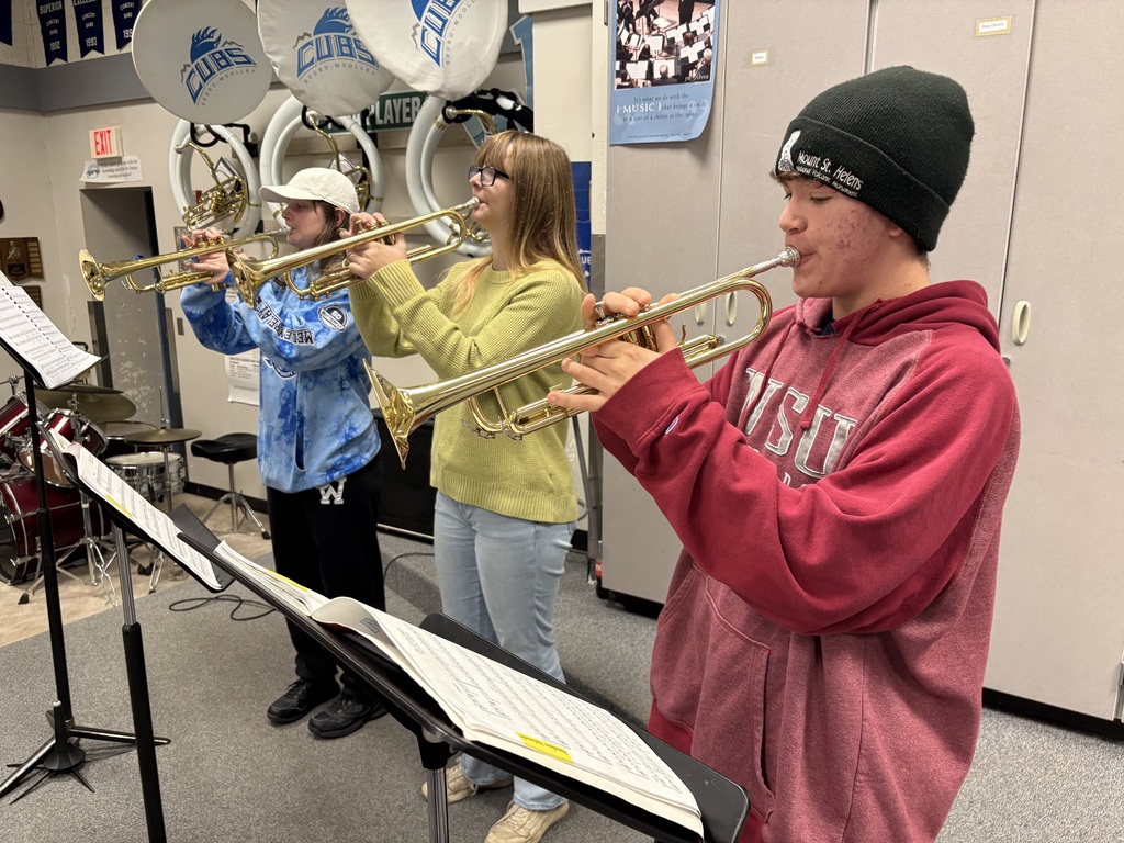 Trumpet players in the mariachi band.