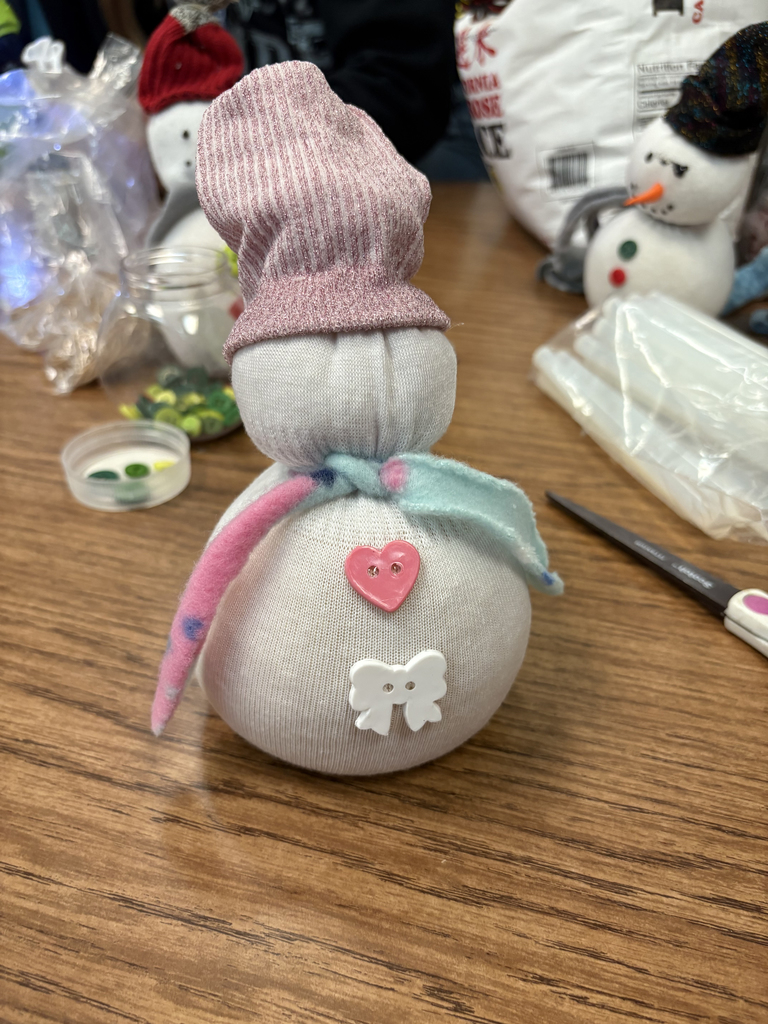 A snowlady taking shape. 