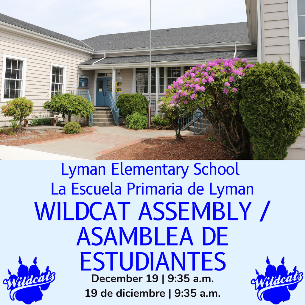 🐾🎉 Wildcat Assembly at Lyman! Families are welcome at 9:35 a.m. on December 19 to celebrate students and close out 2025 together.