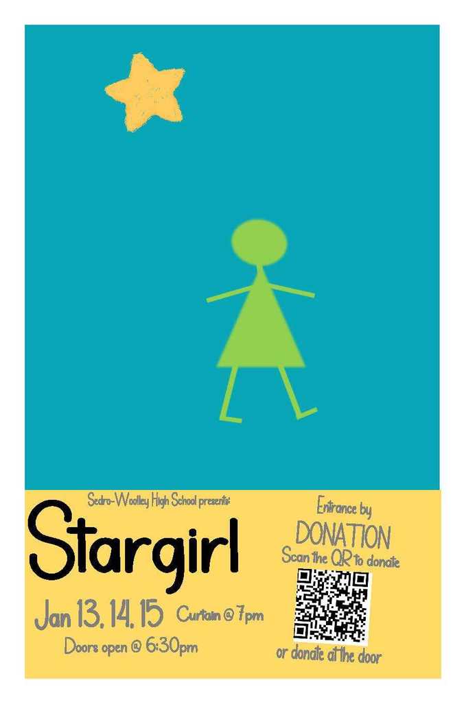 Performance Dates & Details  January 13, 14, and 15  7 p.m.  Sedro-Woolley High School Auditorium  Doors open at 6:30 p.m.  Donations accepted at the door for each performance
