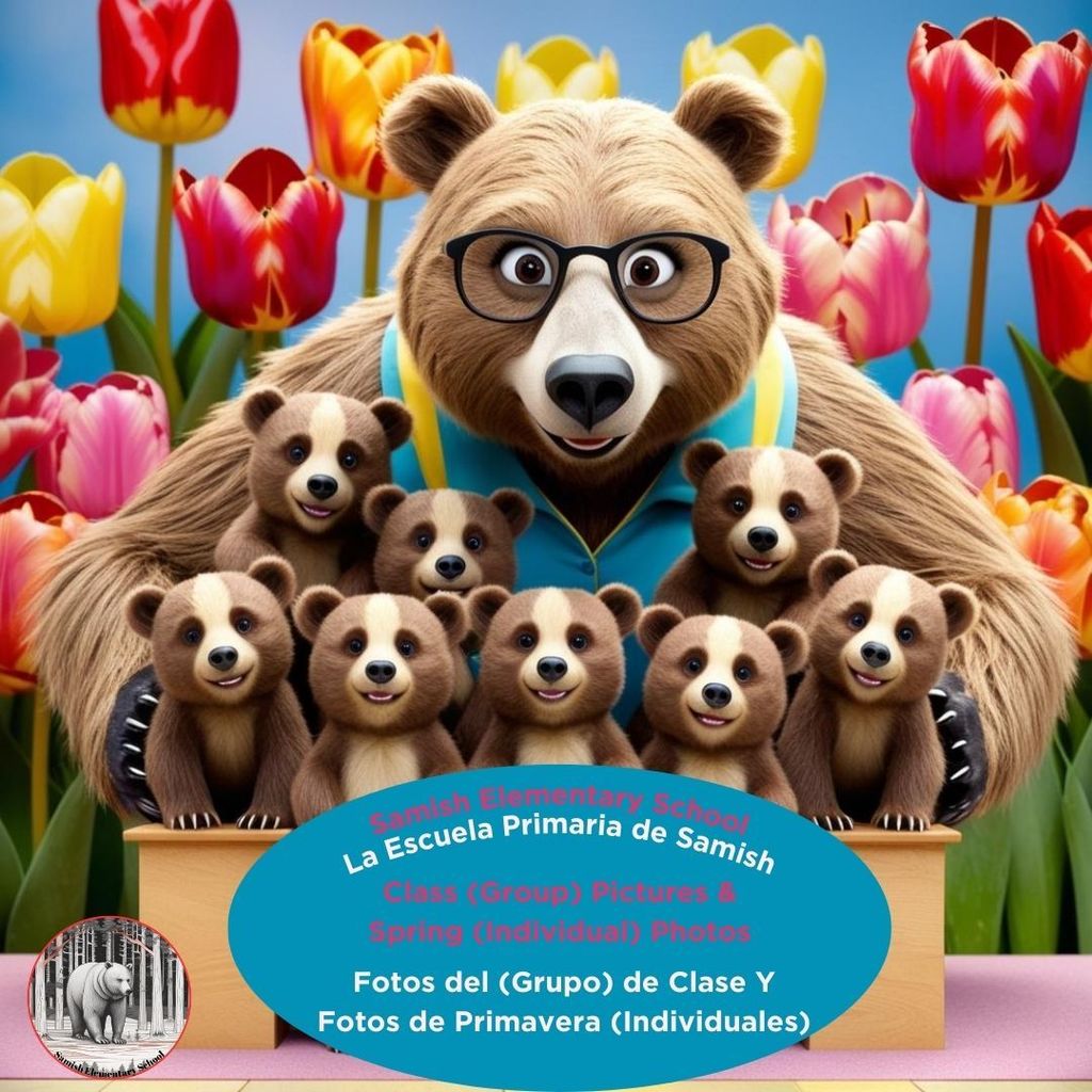 Spring and class pictures for Samish Elementary School students will take place on February 11. More details will be shared with families to help students prepare for picture day.