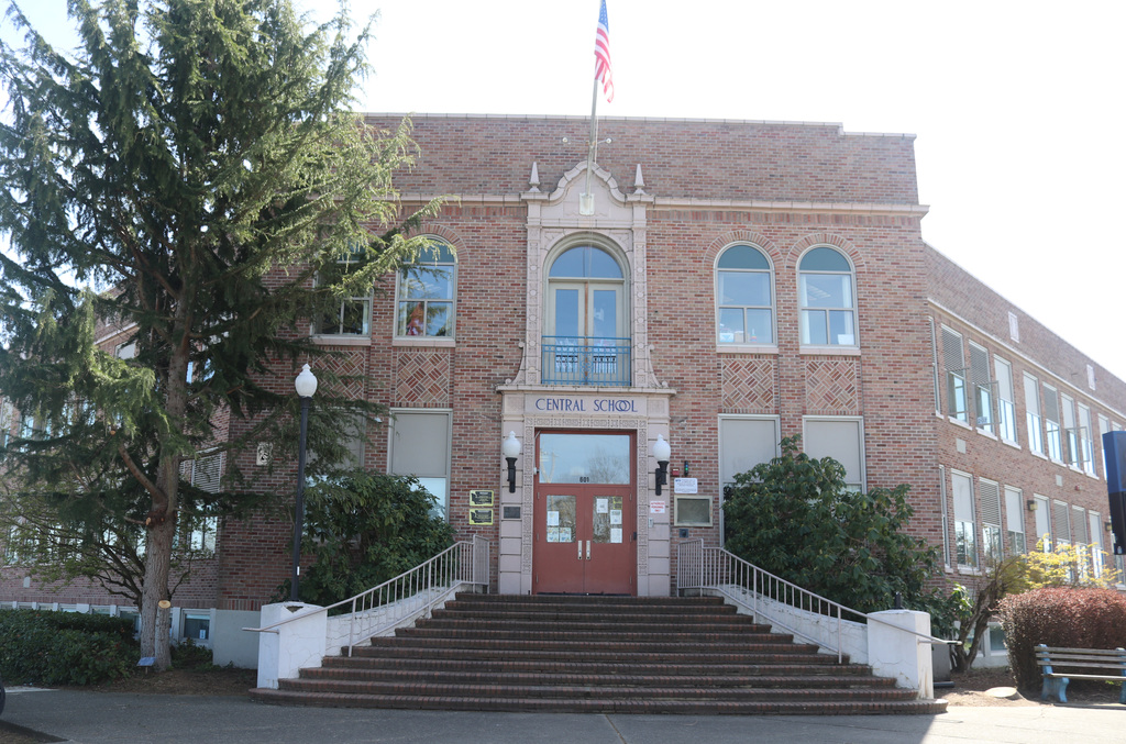 Central Elementary School's main entrance is inaccessible to those with mobility issues. 