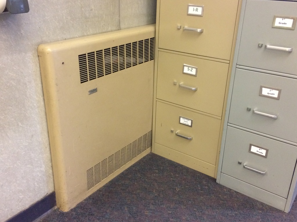 Replaced classroom unit vents to work with the newer boiler system