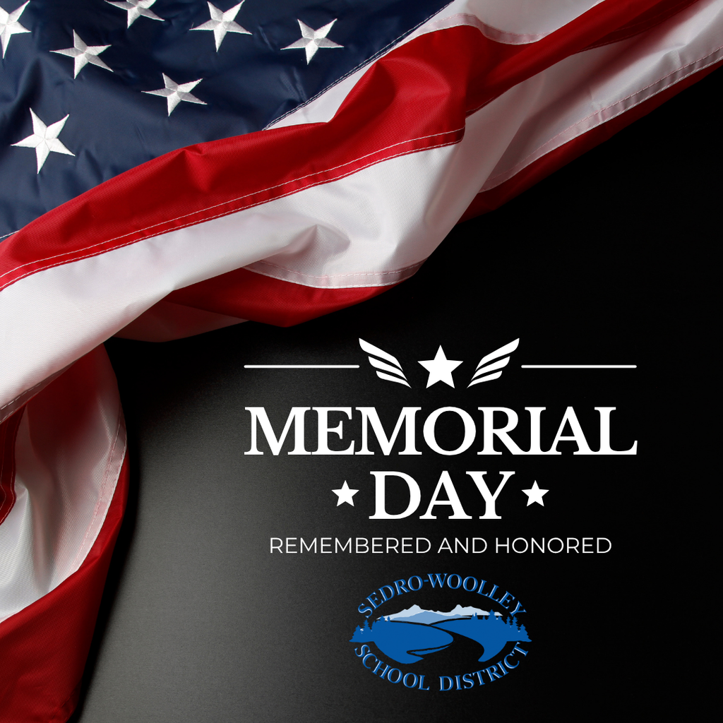 All schools and offices are closed today in observance of Memorial Day. 