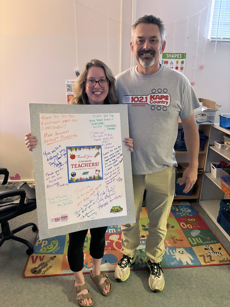 Ms. Goebel with Mike in the Morning from KAPS. 