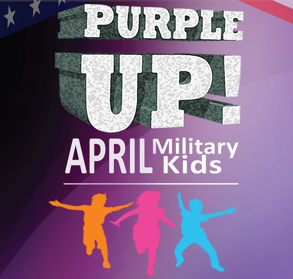 Purple Up! April Military Kids
