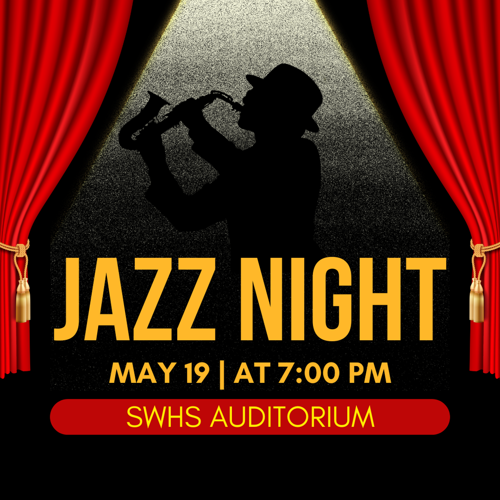 Sedro-Woolley High School will host several Skagit County school jazz bands in the Sedro-Woolley High School Auditorium on Tuesday, May 19 at 7 p.m.  This is a non-competitive event. It's an opportunity for students to perform in front of other groups and enjoy making music.