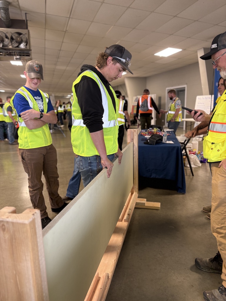 Sedro-Woolley High School students participate in hands-on construction and trades activities during the 2026 Northwest Washington Construction Career Day in Lynden. Students practice skills using tools, equipment, simulators, and other industry activities while learning about careers in the construction trades.