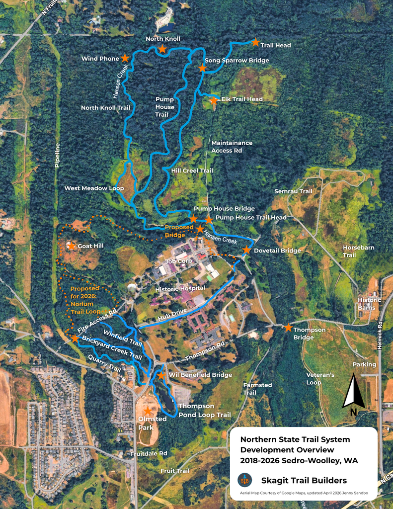 Map of the Northern State Trail System