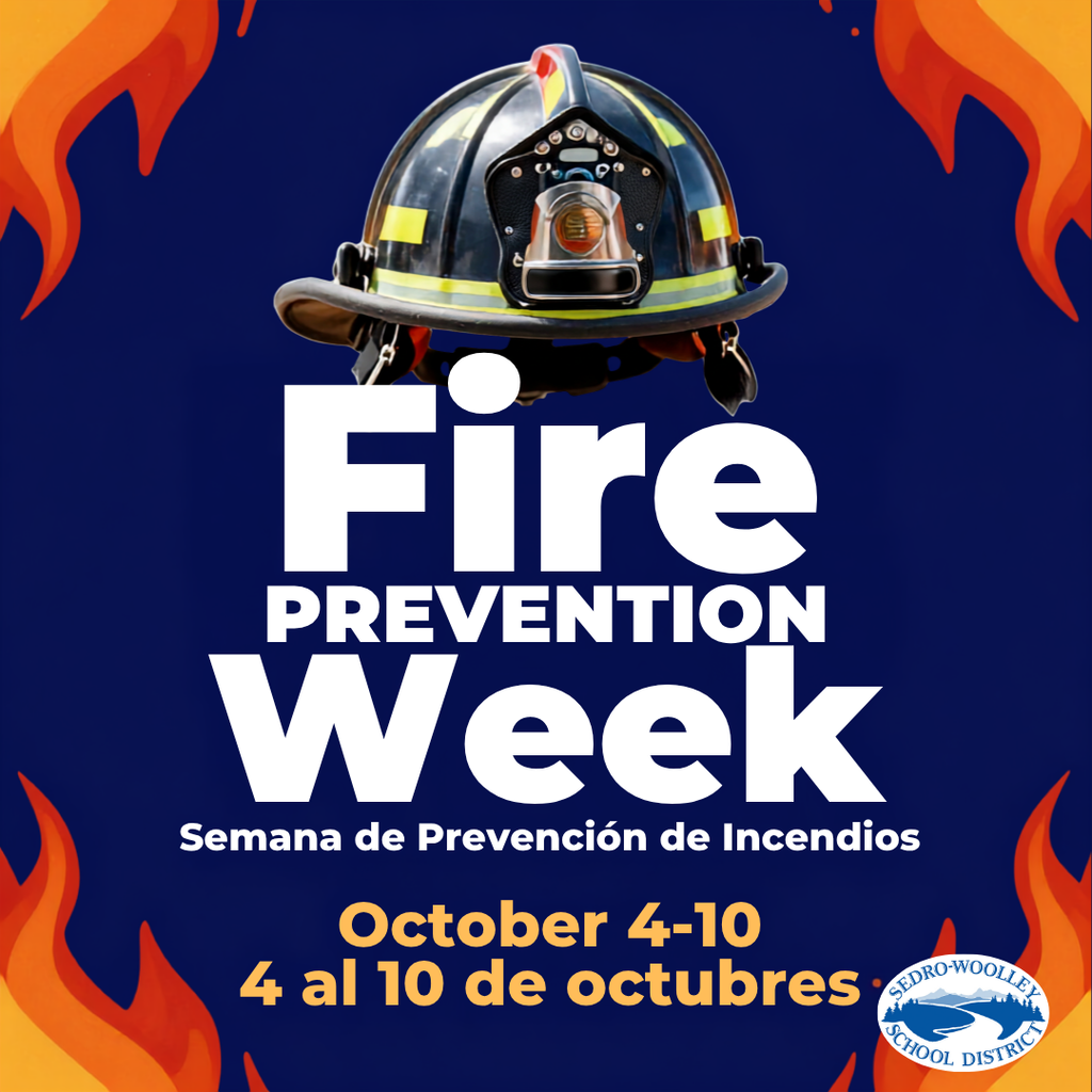 🚒 Fire Prevention Week is October 4–10. Test smoke alarms and review your family's fire escape plan.
