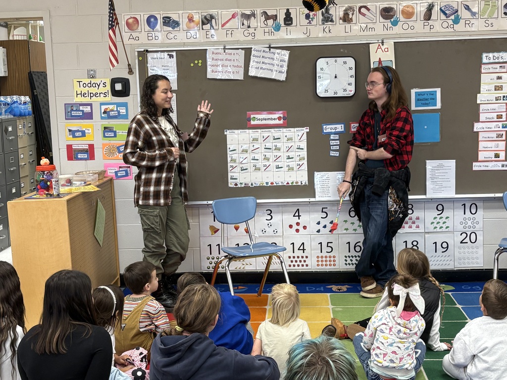 Preschool students and Sedro-Woolley High School Child Psychology students learn and play together at the Cubs Early Learning Academy.