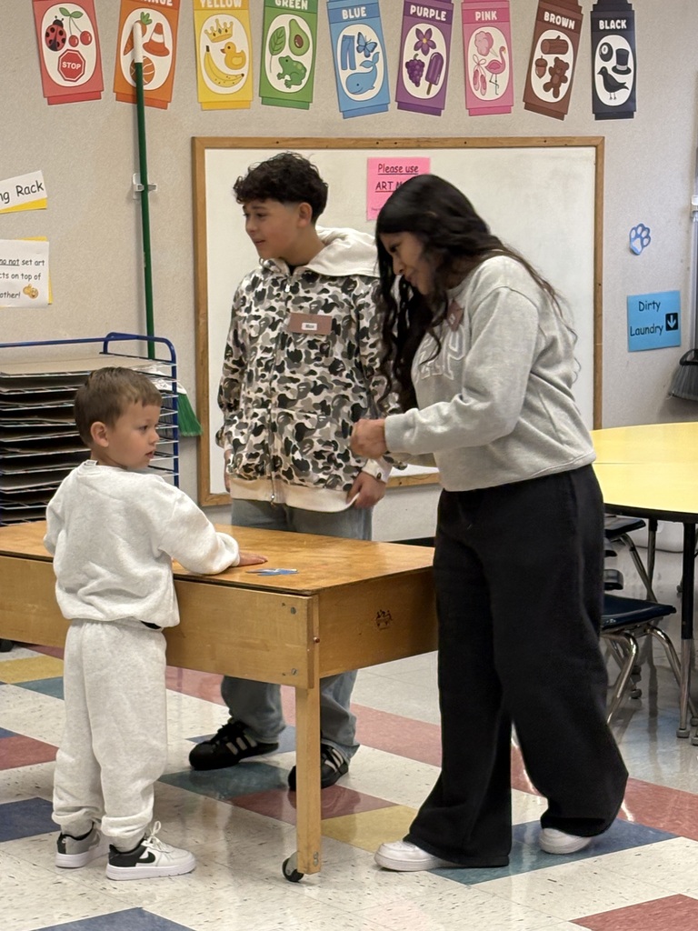 Preschool students and Sedro-Woolley High School Child Psychology students learn and play together at the Cubs Early Learning Academy.