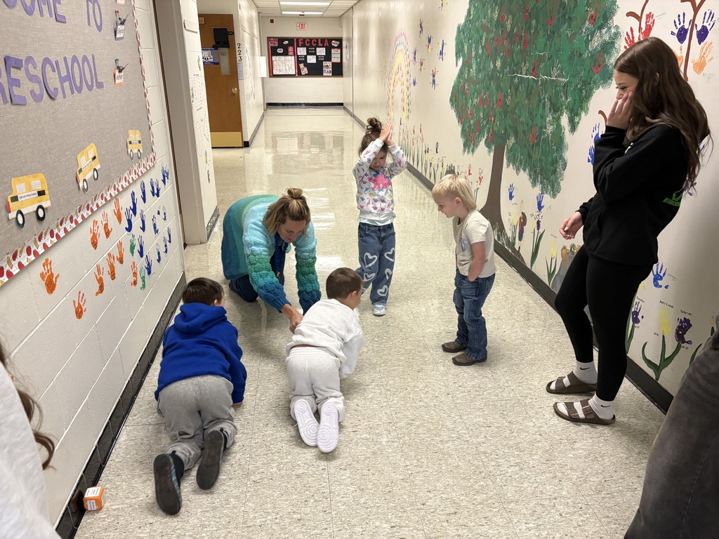 Preschool students and Sedro-Woolley High School Child Psychology students learn and play together at the Cubs Early Learning Academy.